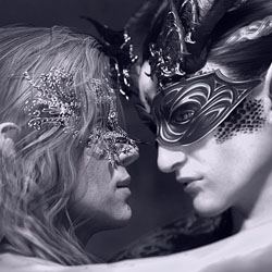 Dance: Masquerade, Closeup Black and White